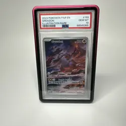 Pokemon TCG Groudon Paradox Rift Holo Illustration Rare Card 199/182 PSA 10 ✅ - Image 1