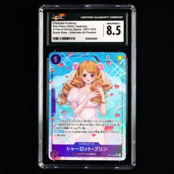 CGC NM/MINT+ 8.5 BANDAI 2025 ONE PIECE TCG Card OP11-070 Charlotte Pudding - Image 2