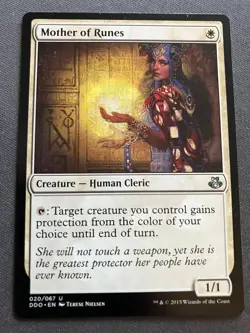 MTG Mother of Runes {Duel Decks: Elspeth vs. Kiora} - NM - Image 1