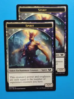 MTG 1x Spirit Token NM Commander 2015 Magic Experience Counters - Image 2