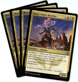 x4 Bone-Cairn Butcher - 0173 - Tarkir Dragonstorm - MTG - NM/M - Image 1