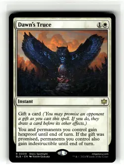 DAWN'S TRUCE Bloomburrow #9 BLB(NM+)(MTG) - Image 1