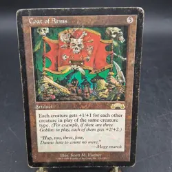Coat of Arms Magic the Gathering Exodus (1998) Lightly Played - Image 1