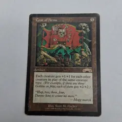 Coat of Arms Magic the Gathering Exodus (1998) Lightly Played - Image 2