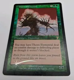 MTG Thorn Elemental 7th Edition R Foil 273/350 (LIGHTLY PLAYED) - Image 1