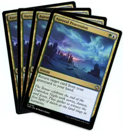 x4 Auroral Procession - 0169 - Tarkir Dragonstorm - MTG - NM/M - Image 1