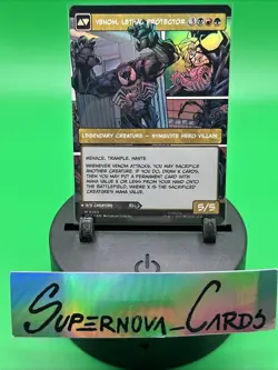 Eddie Brock Borderless Foil Spider-Man MTG - Image 2