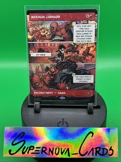 MTG - Maximum Carnage (Borderless Foil) - Marvel's Spiderman NM/M Condition - Image 1