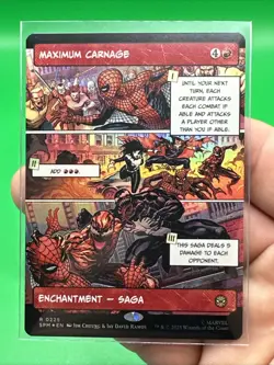 MTG - Maximum Carnage (Borderless Foil) - Marvel's Spiderman NM/M Condition - Image 3