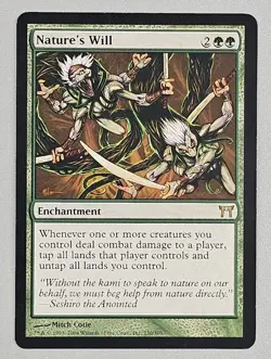 MTG Magic the Gathering Nature's Will (230/317) Champions of Kamigawa - Image 1