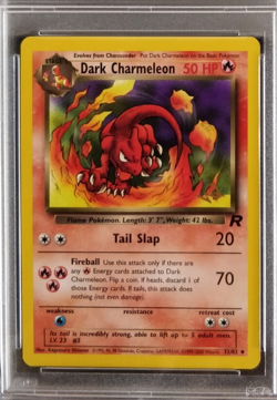 2001 Pokemon Team Rocket Promo Dark Charmeleon "Gold W Stamp" Kraft MINT PSA 9 - Image 2