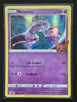 Pokemon TCG Trick or Trade 2022: Mewtwo (Holo Rare Stamped) 56/172 (NM) - Image 3