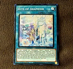 Yu-Gi-Oh Rite Of Aramesir MP23-EN264 Secret Rare 1st Edition - Image 1