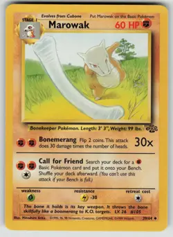 Pokemon Jungle #39/64 Marowak Lightly played - Image 1
