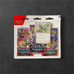 Pokemon TCG S&V Temporal Forces Cyclizar 3 Pack Blister Brand New FREE Delivery - Image 1