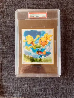 2019 Pokemon Shikishi Art Board, Treecho, Torchic & Mudkip, PSA Gem Mint 10 - Image 1