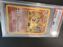 Pokemon 1999 Base Set Charizard Unlimited 4/102 Holo PSA 8 - Image 3
