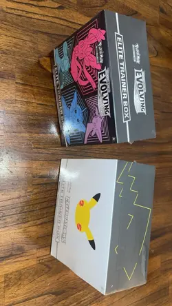 Pokemon TCG Celebrations & Evolving Skies Elite Trainer Box Lot New Sealed 820650808944 - Image 1