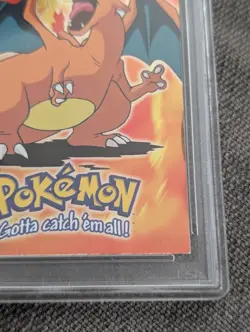 🔥1999 Topps Pokemon Charizard #6 Movie Edition -foil- PSA8🔥 - Image 3