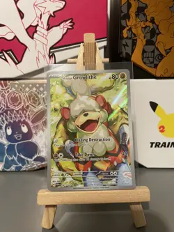 Pokemon TCG Hisuian Growlithe (181/167) - Twilight masquerade- IR - Image 1