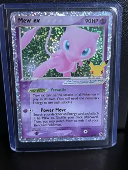 Mew EX 88/92 NM Celebrations: Classic Collection Holo Ultra Rare Pokemon TCG - Image 1