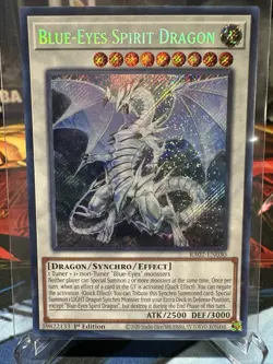 Yugioh Blue-Eyes Spirit Dragon RA02-EN030 Secret Rare NM - Image 1