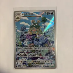 English Pokemon Garbodor 204/182 SV04: Paradox Rift Holo IR Illustration Rare - Image 1