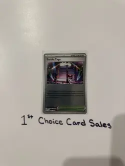 Battle Cage PFL 085/094 Reverse Holo - Pokemon Phantasmal Flames NM IN HAND - Image 1