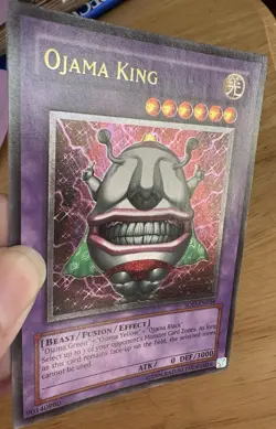 Ojama King Ultimate Rare SOD-EN034 Unlimited Yu-Gi-Oh! TCG Near Mint Condition - Image 2