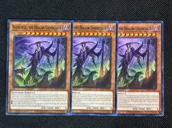 3x YuGiOh! - Vouiburial, the Dragon Undertaker MP25-EN369 Common 1st Edition NM - Image 1