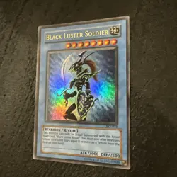 Black Luster Soldier SYE-024 Ultra Rare Unlimited LP Yugioh - Image 2