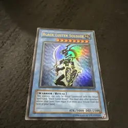 Black Luster Soldier SYE-024 Ultra Rare Unlimited LP Yugioh - Image 4