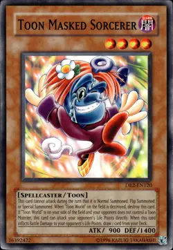Toon Masked Sorcerer - DB2-EN120 - LP - YuGiOh - Image 1