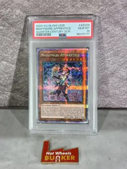 2024 Yugioh Nightmare Apprentice LEDE #AE029 - Quarter Century SCR Rare PSA 10 - Image 1