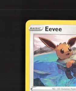 Eevee 052/072 SWSH Shining Fates CRIMPED ERROR Pokemon Card NM - Image 3