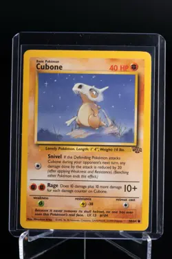 Cubone 50/64 Jungle Pokemon Card Vintage NM - Image 1