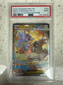 Mega Kangaskhan EX 182/132 Special Illustration Rare Pokemon Card PSA9 Gem Mint - Image 4
