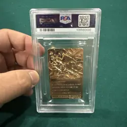 CHARIZARD GRADE PSA 9 Burger King Pokemon Trading Card Set 23K Gold Plated 1999 - Image 4