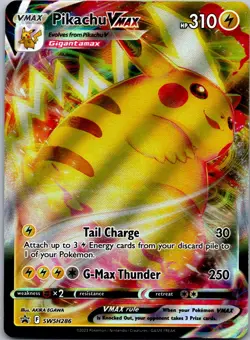 Pikachu VMAX SWSH286 SWSH: Sword & Shield Promo Cards Promo NM - Image 1