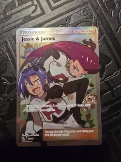 Pokemon TCG Jesse And James 68/68 Full Art Trainer Card Hidden Fates NM - Image 1
