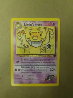 Sabrina's Hypno 56/132 - Gym Challenge - VINTAGE WOTC POKEMON CARD - NM - Image 1