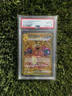 2023 Pokemon Charizard EX Hyper Rare Card #288 PSA 10 Obsidian Flames - Image 1