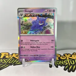 Gengar 094/165 - Holo Rare Scarlet & Violet 151 Pokemon TCG Card - NM - Image 1
