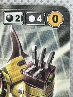 Crusade Trading Card Beck the Great RX3 - The Big O Anime Bandai U-187 JP 2012 - Image 3