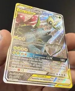 Celebi & Venusaur GX SM167 TAG TEAM Black Star Promo NM +/- 2019 Pokemon Card - Image 3