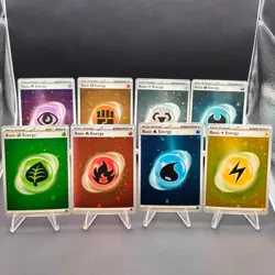**Real HD** 151 HD Energy SVE Cosmos Holo Complete set of 8 Pokemon Cards - Image 1