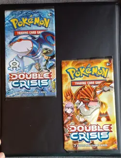 Pokemon TCG Double Crisis Set w/ Binder and 2 Coins. All Cards except Groudon EX - Image 1