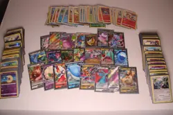 Pokemon Card HOLO/RHOLO lot 100 + 10 bonus + 5 extra V/VMAX/VSTAR NM all sleeved - Image 3