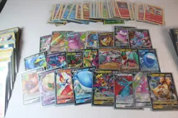 Pokemon Card HOLO/RHOLO lot 100 + 10 bonus + 5 extra V/VMAX/VSTAR NM all sleeved - Image 4