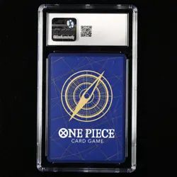 CGC GEM MINT 10 BANDAI 2025 ONE PIECE TCG Card EB02-045 Trafalgar D. Water Law - Image 3